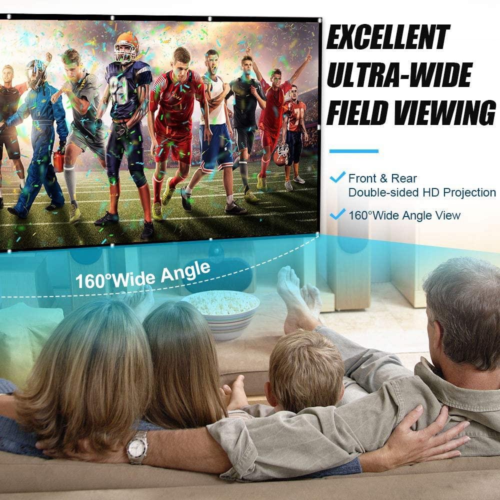 Taotique 4K Movie Projector Screen 16:9 HD Foldable and Portable - Image 5