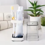 Toothbrush Holder With Gargle Cup - Image 2