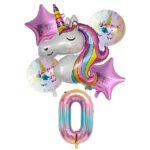 Unicorn Balloons for Birthday Decorations