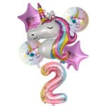 Unicorn Balloons for Birthday Decorations - Image 3