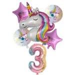 Unicorn Balloons for Birthday Decorations - Image 4