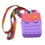 Unicorn Pop-it Bubble Fidget Handbag for Kids - Image 6