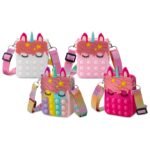 Unicorn Pop-it Bubble Fidget Handbag for Kids - Image 10