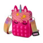 Unicorn Pop-it Bubble Fidget Handbag for Kids - Image 4