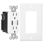 USB Wall Outlet Dual 2.4A USB Wall Charger - Image 3