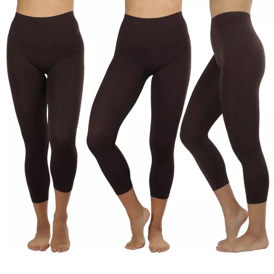 Women's Capri Seamless Lightweight Stretch Leggings - Image 6
