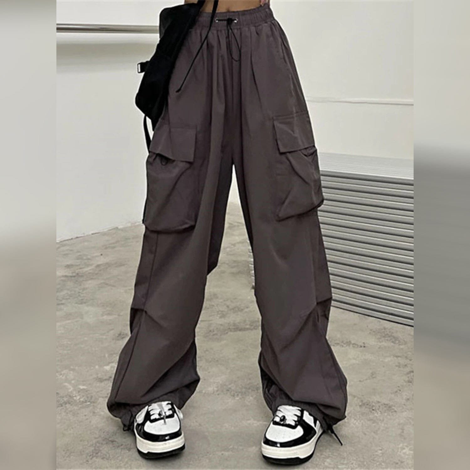 Women's Cargo Baggy Pants High Waist - Image 5