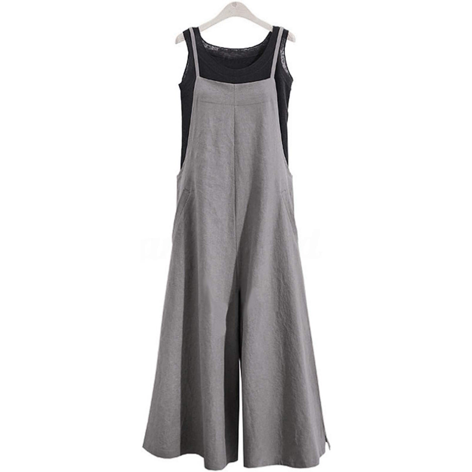 Women's Casual Loose Long Wide Leg Jumpsuits