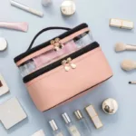 Women's Double Layer Makeup Bag - Image 8