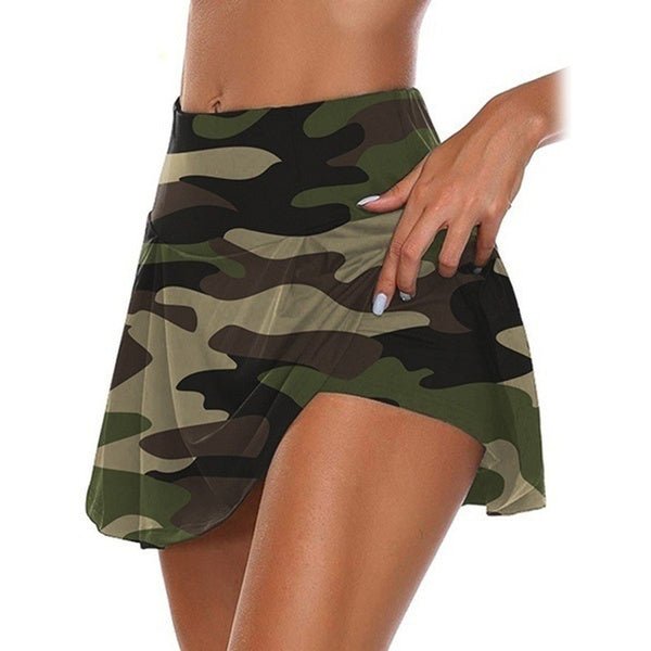 Women's Fashion Camouflage Print Athletic Skirt - Image 3