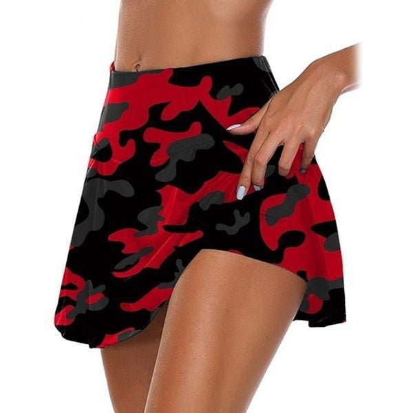 Women's Fashion Camouflage Print Athletic Skirt - Image 6