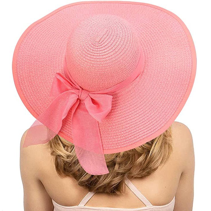 Women's Floppy Wide Brim Beach Hat - Image 7