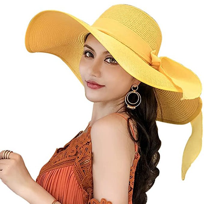 Women's Floppy Wide Brim Beach Hat - Image 2