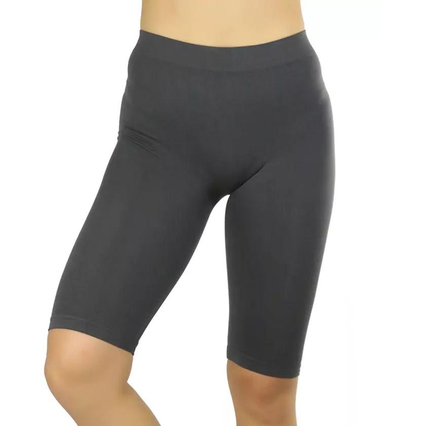 Women's Nylon Above Knee-Length Legging Shorts - Image 7