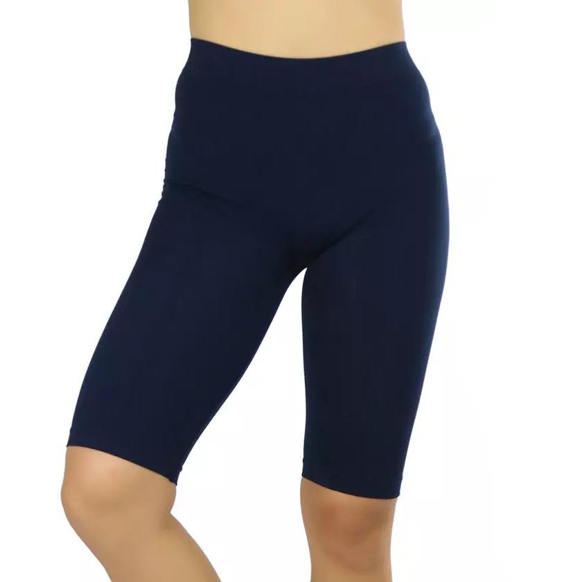 Women's Nylon Above Knee-Length Legging Shorts - Image 11