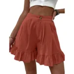 Women's Plus Size Loungewear Bottom Nighty Pure Color Bed Cotton Short Pant Shorts - Image 2