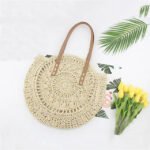 Women's Straw Tote Bag Boho Style - Image 2