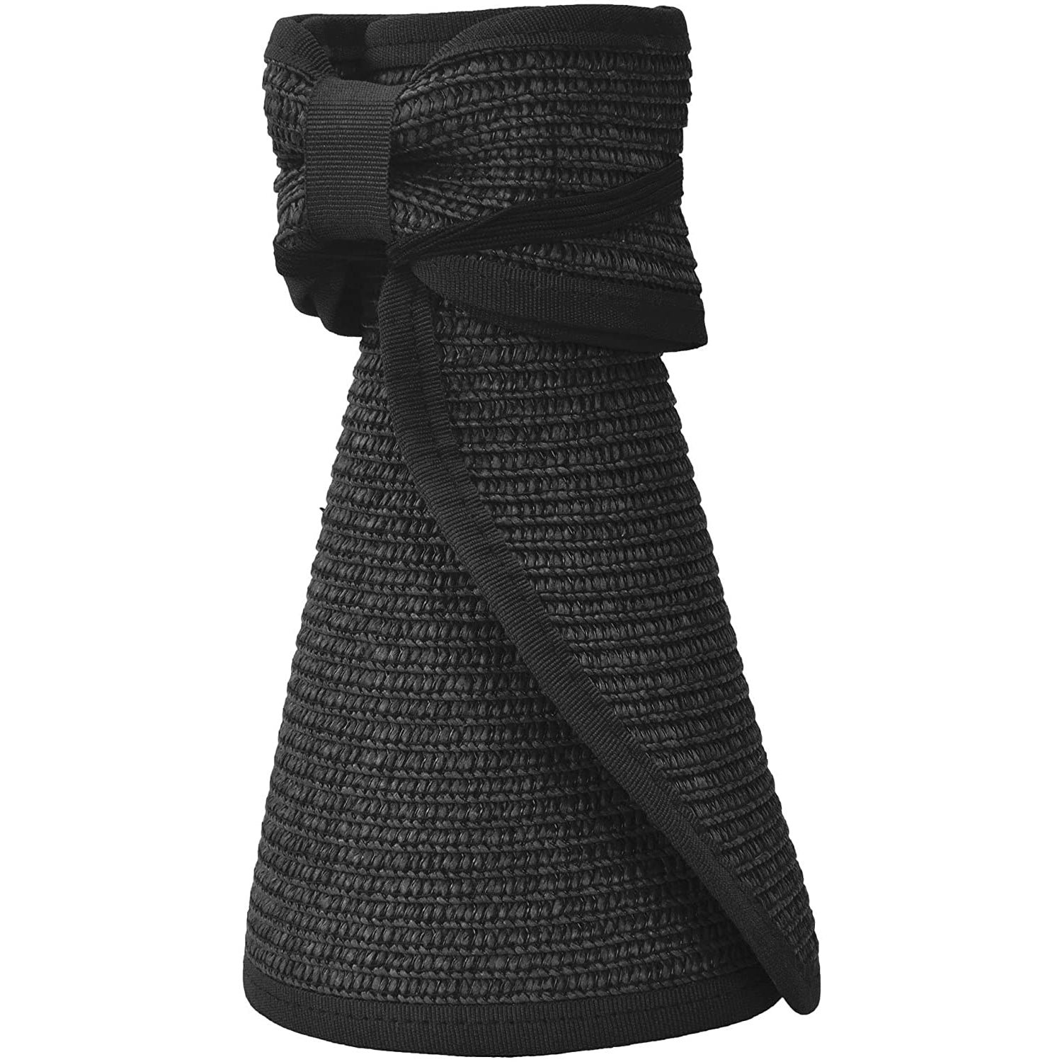 Women's Wide Brim Roll-up Straw Sun Hat Sun Visor - Image 12