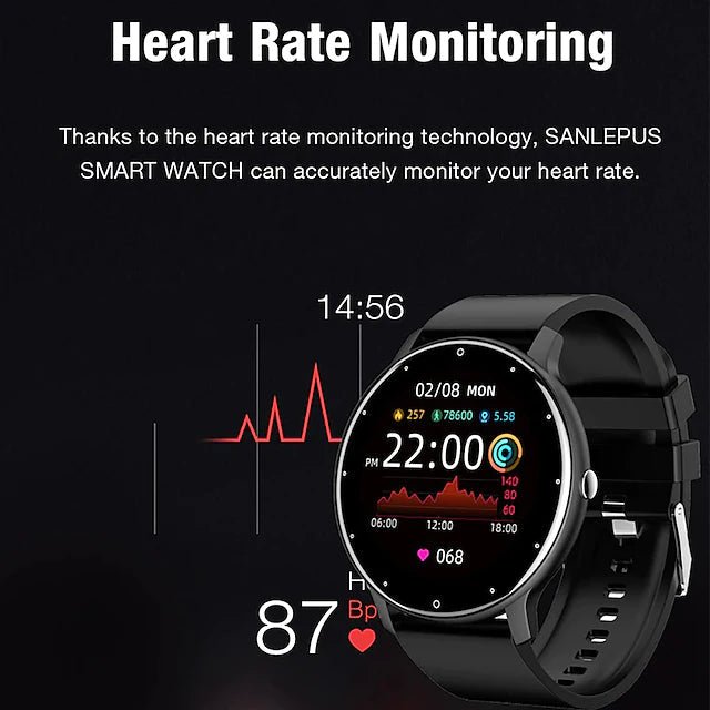 Zl02 Smart Watch 1.28 Inch Smartwatch Fitness Running Watch - Image 24
