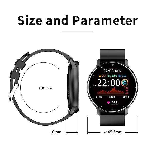 Zl02 Smart Watch 1.28 Inch Smartwatch Fitness Running Watch - Image 22