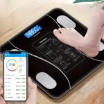 Premium Digital Body Weight & Fat Scale - High-Accuracy Measurement of Weight, Body Fat, Muscle Mass, Bone Density, and Water Percentage at Home - Easy-to-Use, Auto-Calibration, and Large LCD Display