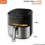 Mondial - Digital air fryer with screen, 5.3 liter capacity - Image 6